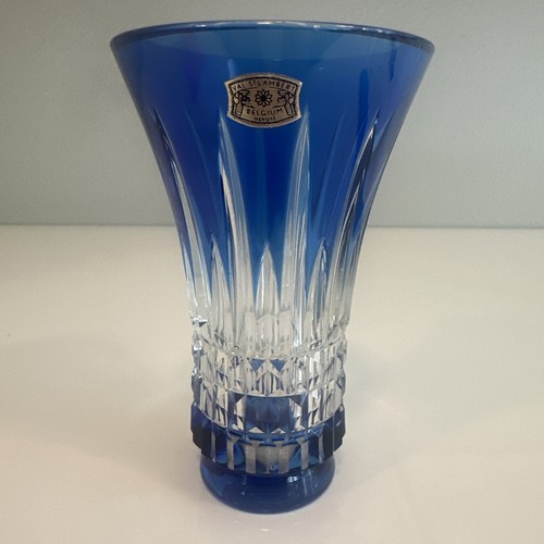 Val lambert signed - lambert, cobalt