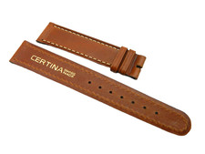 Certina vintage bracelet cuir 18mm