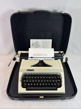 Erika 173 Typewriter Cleaned Revised + New Ribbon + 70s Manual