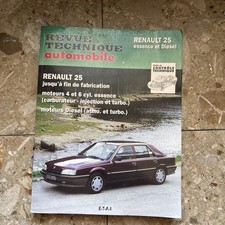 REVUE TECHNIQUE RENAULT 25 V6 2.7 2.8 i 2.5 Turbo 2.0 2.2 i Essence 2.1 Diesel 