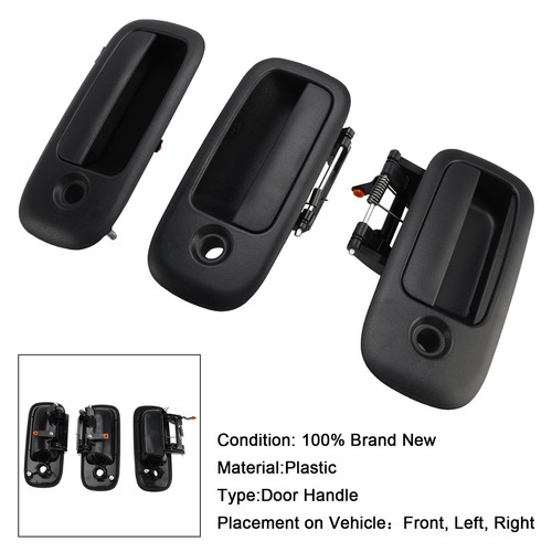 3pcs front exterior door - 3pcs,