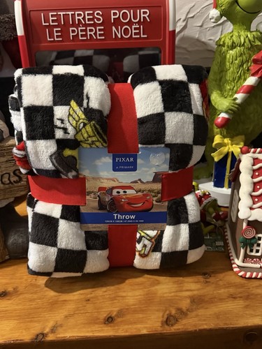 Primark jeté plaid cars pixar - cars,