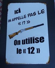 PLAQUE D'HUMOUR  17-12 en