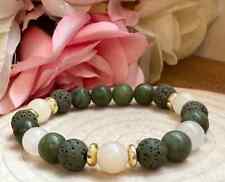 Bracelet Chance en Pierre précieuse naturelle Perle en Jade Cadeau pour épouse