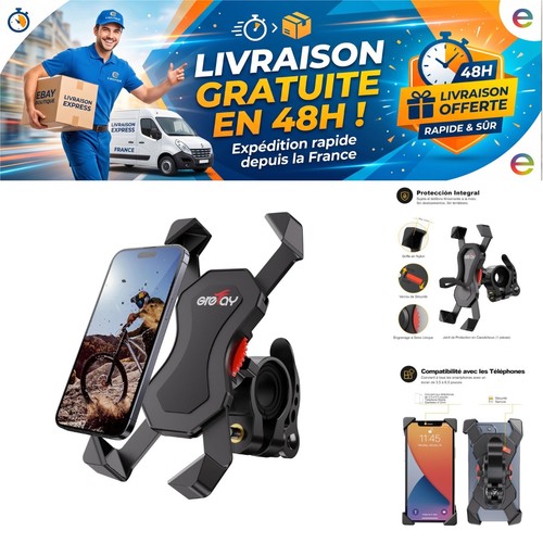 Support gps téléphone vélo - téléphone,