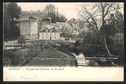 Cpa chimay terrasse du - cpa,