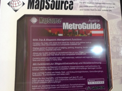 Garmin mapsource metroguide - garmin,