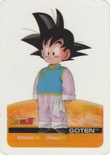 Cartes stratifiées Dragon Ball Z Edibas série X-Metal GOTEN N 10