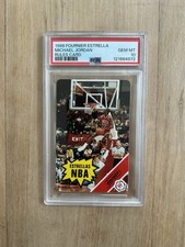 1988 Fournier Estrellas Michael Jordan Rules Card PSA Gem Mint 10