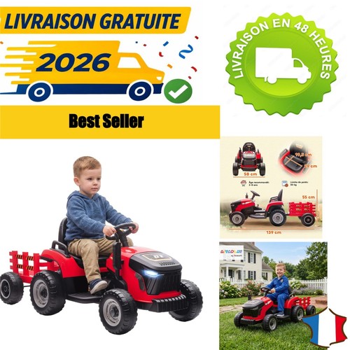 Tracteur électrique enfant