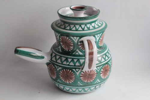 Grand pot couvert - , céramique