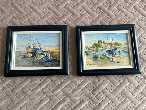 Petits tableaux bateaux - petits,