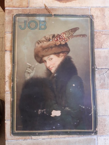 Affiche carton publicitaire