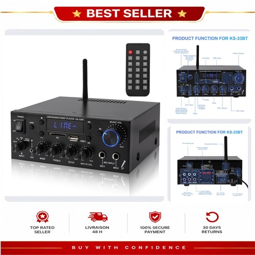 Amplificateur hifi bluetooth - hifi,