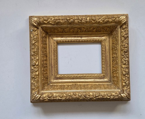 Cadre ancien bois - ancien, stuc