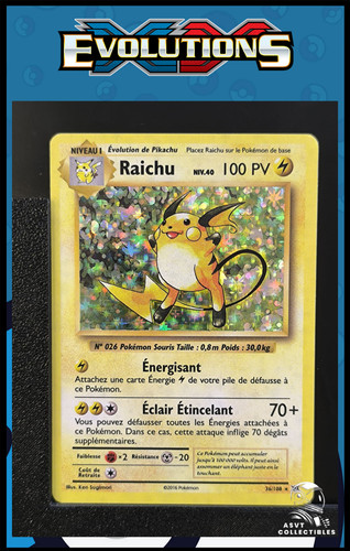 Carté pokémon raichu 108 - pokémon, 36/108
