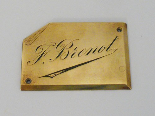 Plaque nominative ancienne - , en