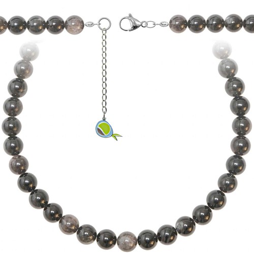 Collier obsidienne - en,