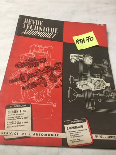Revue technique automobile - technique,