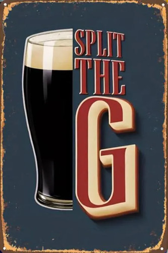 Plaque metal guinness - metal,