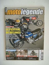 MOTO LEGENDE 181 DUCATI 750 GT-HONDA CB 750 FOUR-TRIUMPH 650 BONNEVILLE-KAWA 350