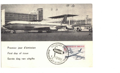 Sabena airline issue postcard