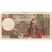 [#1243170] France, 10 Francs, Voltaire, 1970-05-08, M.578, EF(40-45)