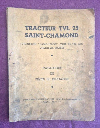 Tracteur chenilles tvl 25 - ,