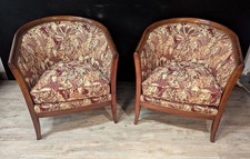 Paire de fauteuils gondole Art