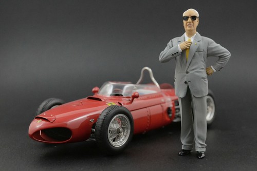 Enzo ferrari figure - pour, 1:18