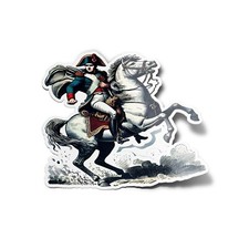 Pack x5 STICKERS STICKERS vinyl Napoleon Bonapart on his horse History