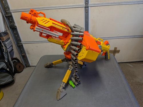 Nerf vulcan with tri pod - nerf,
