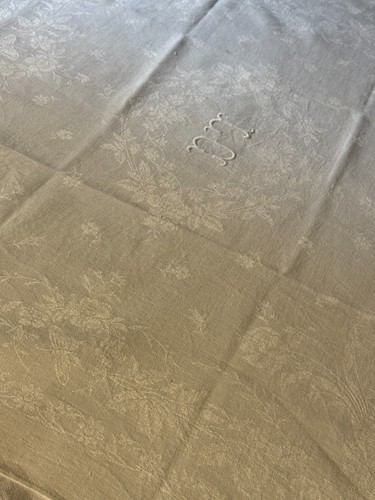 Belle nappe ancienne coton