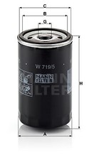 MANN FILTER W 719/5 OIL FILTER