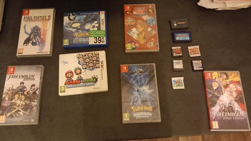 Lot jeux nintendo - lot,