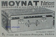 ADVERTISEMENT MOYNAT TRUNK AND
