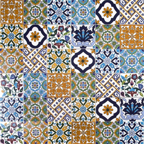 Patchwork carrelage mural - patchwork,