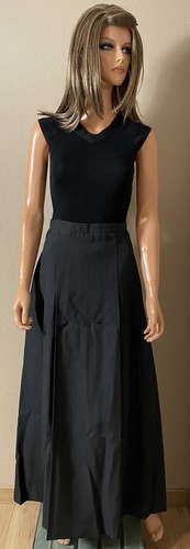 Jupe longue noire vintage - longue,