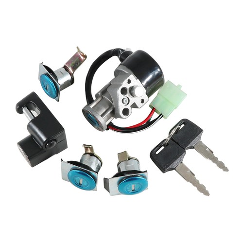 Ignition key switch lock - key, set