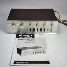 Dynaco PAT-4 Stereo Preamplifier Preamp Pre Amp Vintage Component Powers On USA