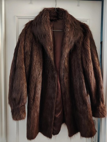 Manteau vintage fourrure - vintage,