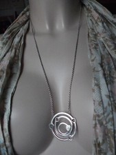 CLIO BLUE sautoir argent