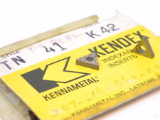 NEW SURPLUS 10PCS. KENNAMETAL  TN 41  GRADE: K42  CARBIDE INSERTS