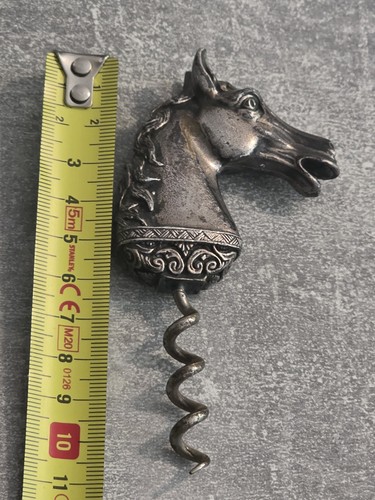 Ancien tire bouchon tête - bouchon,