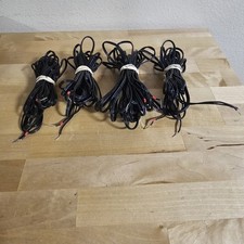 4x LOGITECH Z-5500 Z-680 Z-906 PC THEATRE SPEAKER GENUINE OEM CABLE WIRES