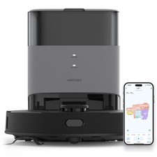 AIRROBO L40 Aspirateur Robot Laveur 3 en 1  Station Auto-Vidage -Automnomie 3,5L