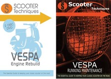 Vespa Engine Rebuild and  Running Maintenance DVDs