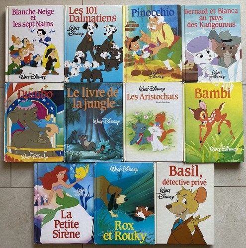 Lot livres walt disney - livres, –