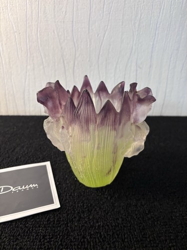 Vase cristal daum france - vase,