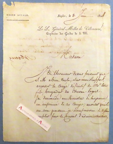 Naples 1814 général - naples,